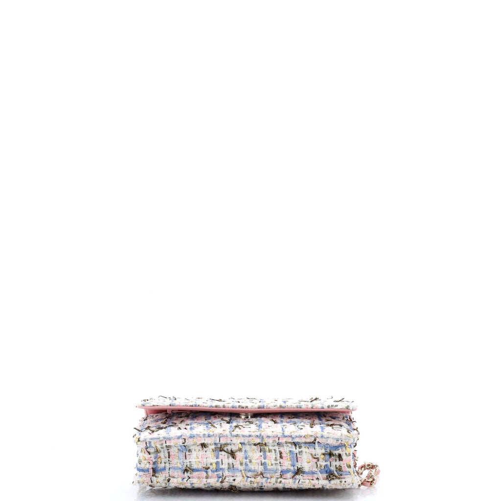 Charms Wallet on Chain Quilted Tweed