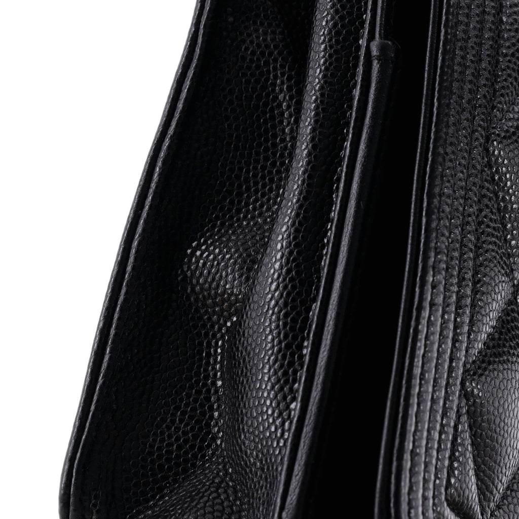 Boy Wallet on Chain Quilted Caviar
