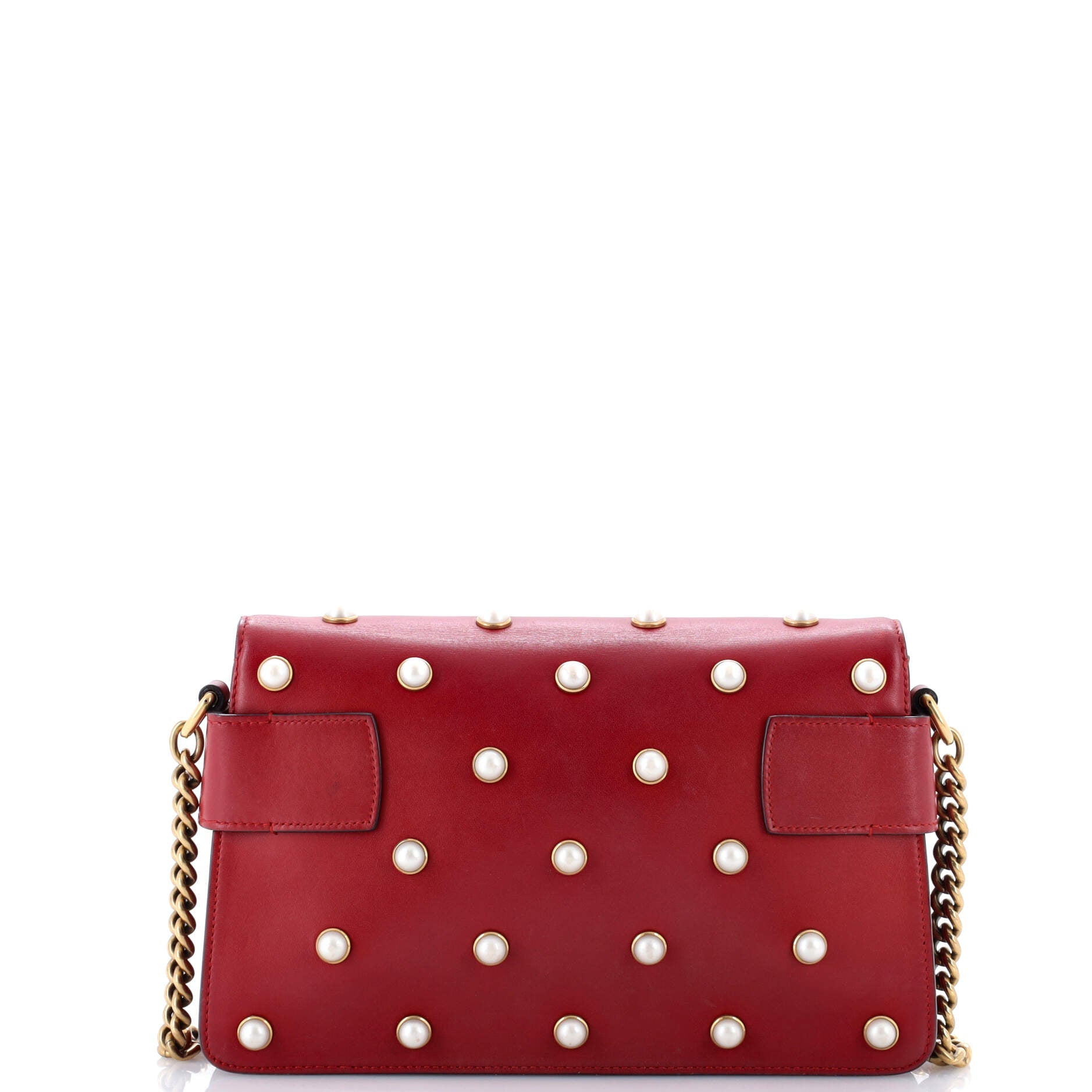 Broadway Pearly Bee Shoulder Bag Embellished Leather Mini