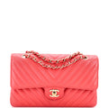 Classic Double Flap Bag Chevron Lambskin Medium