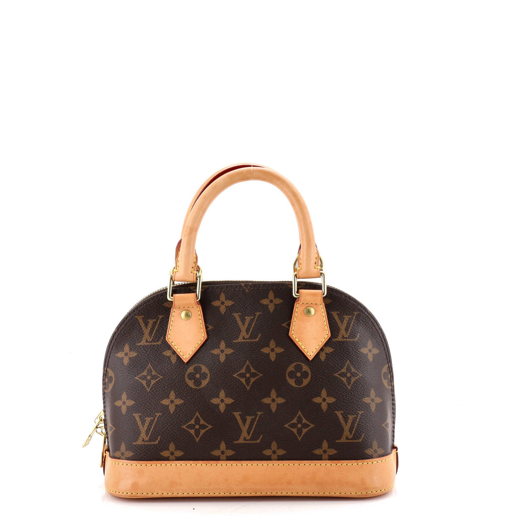 Alma Handbag Monogram Canvas BB