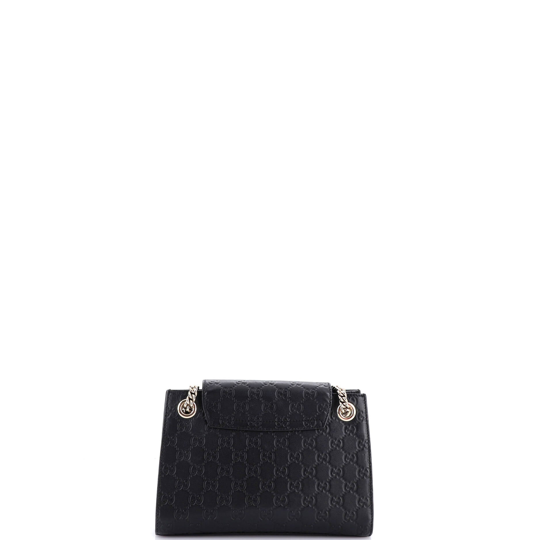 Emily Chain Flap Shoulder Bag Guccissima Leather Small