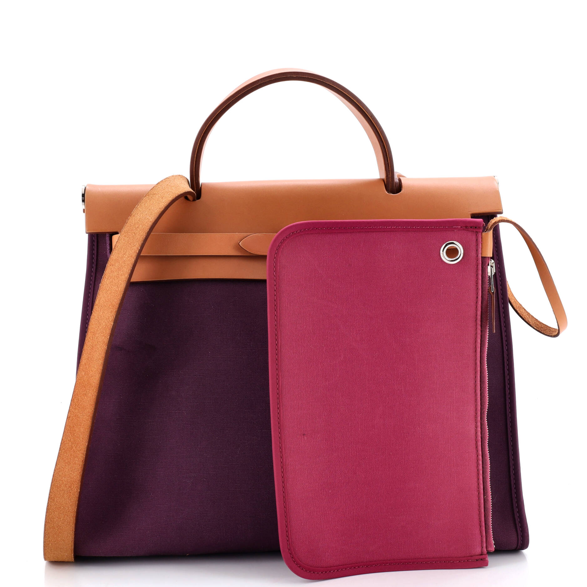 Herbag Zip Leather and Toile 31