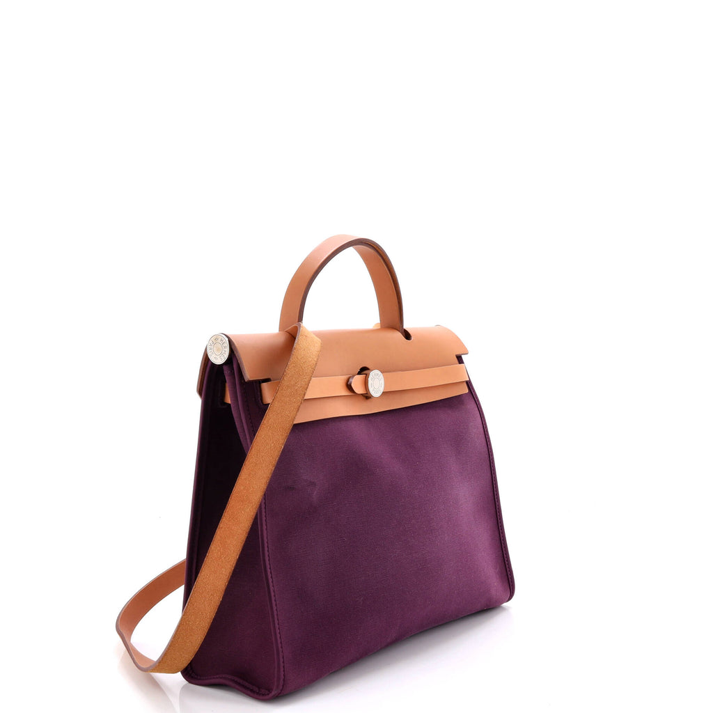 Herbag Zip Leather and Toile 31