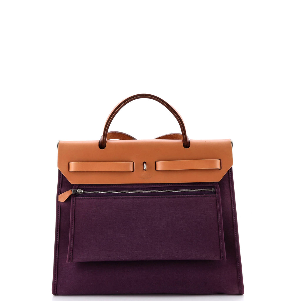 Herbag Zip Leather and Toile 31