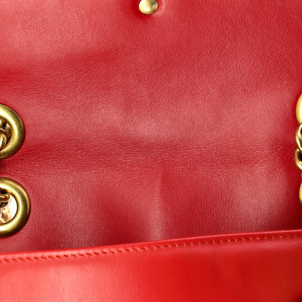 GG Marmont Flap Bag Matelasse Leather Mini