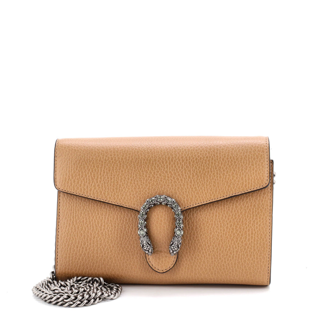 Dionysus Chain Wallet Leather with Embellished Detail Small