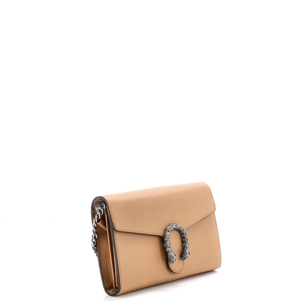 Dionysus Chain Wallet Leather with Embellished Detail Small
