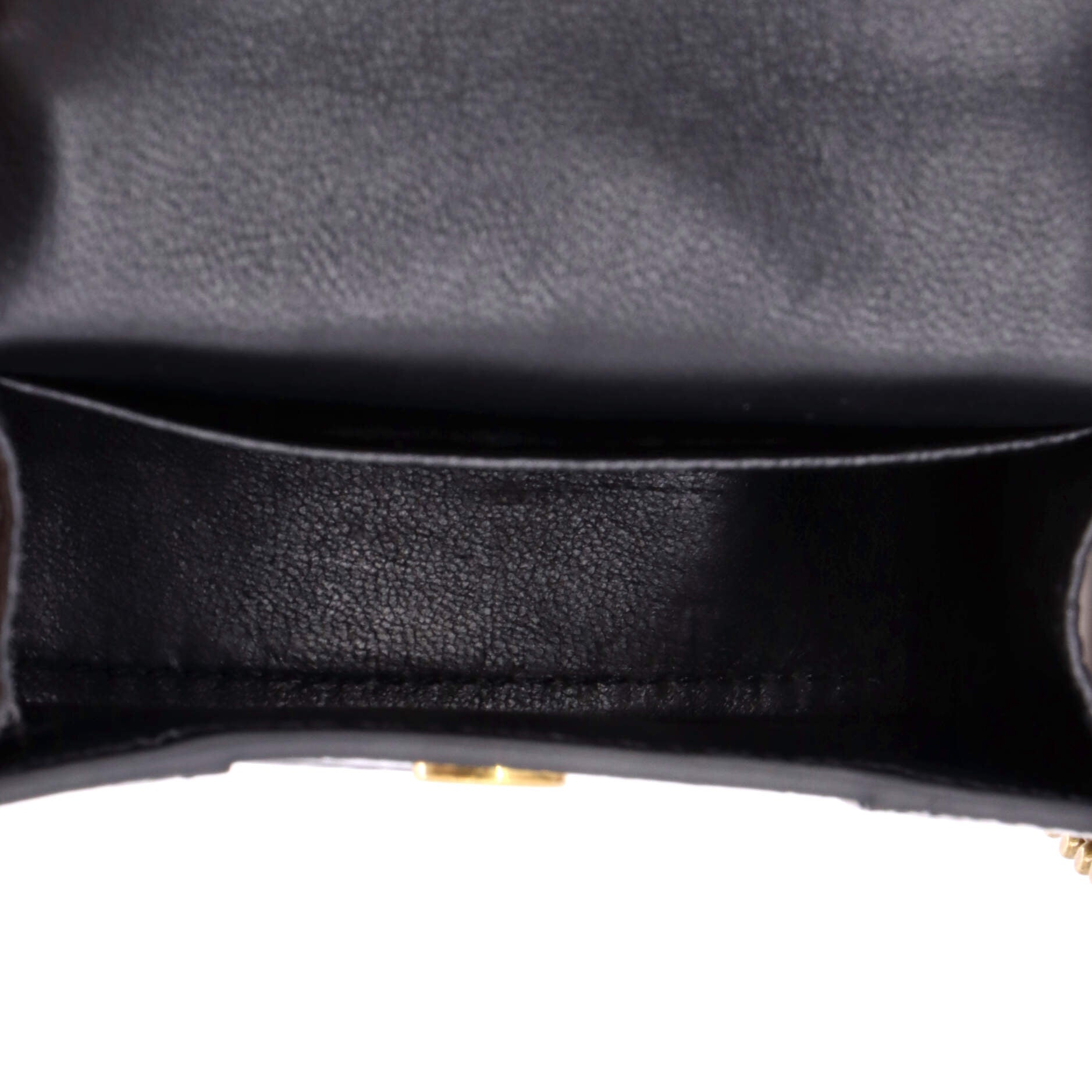 Hourglass Chain Top Handle Bag Crocodile Embossed Leather Mini