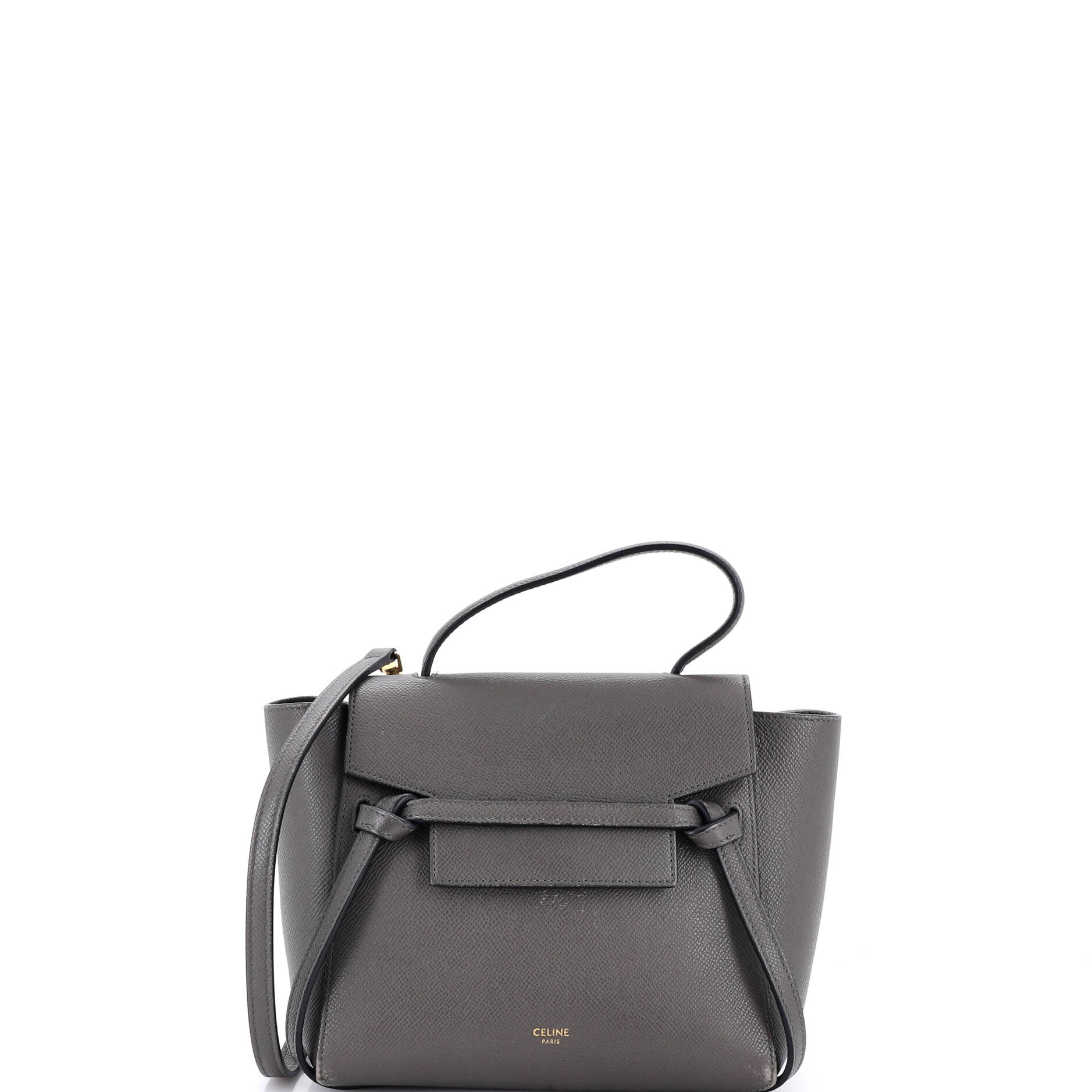 Belt Bag Textured Leather Nano