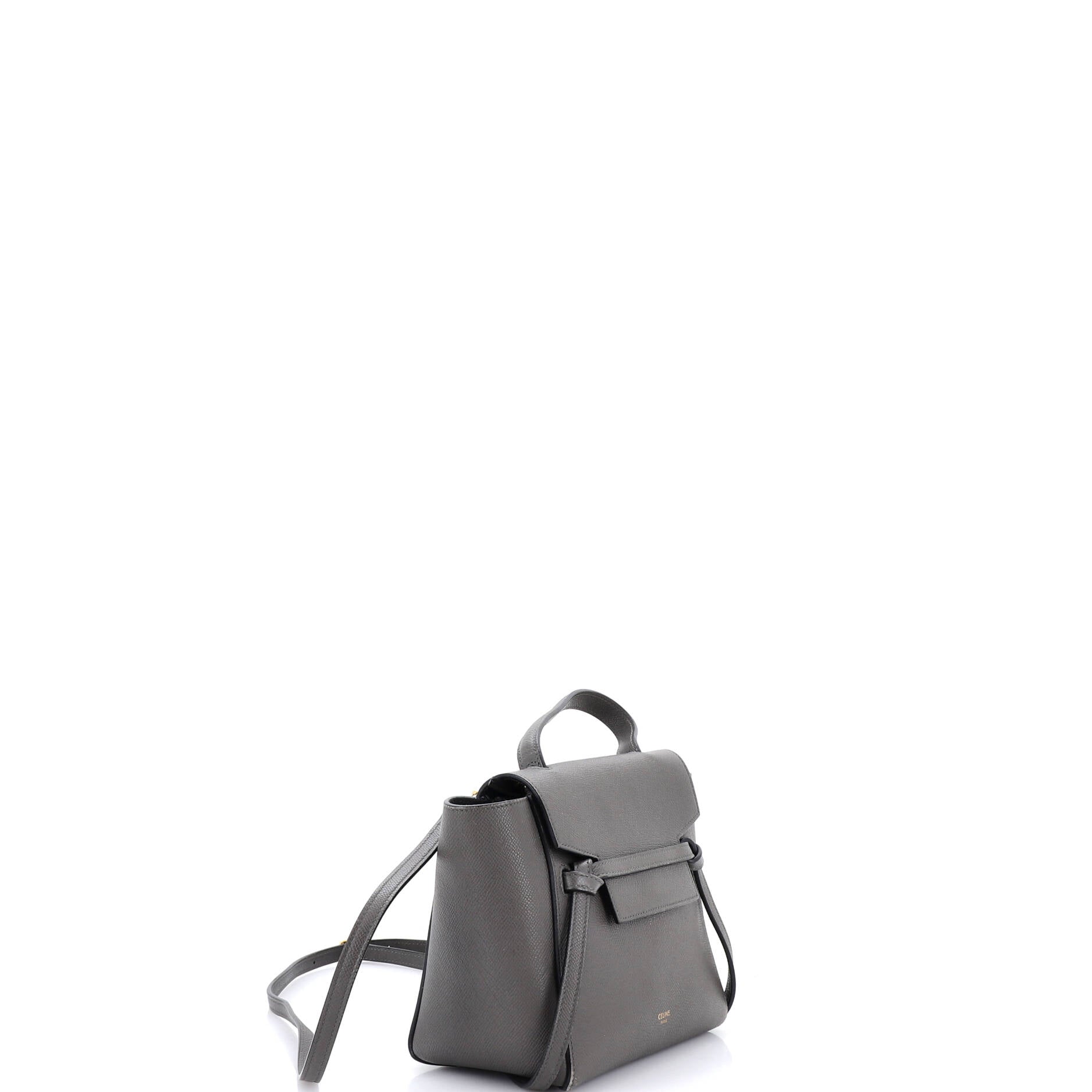 Belt Bag Textured Leather Nano
