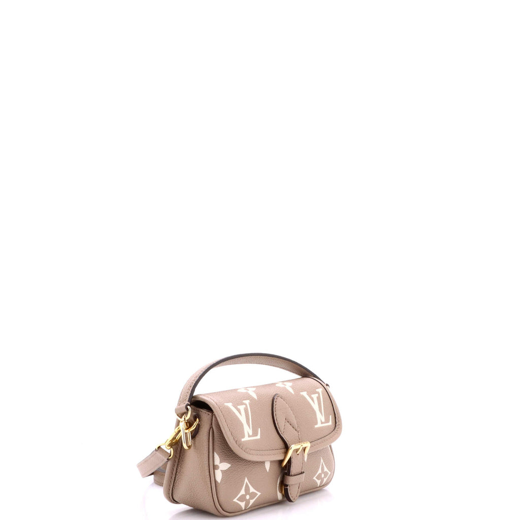 Diane NM Handbag Bicolor Monogram Empreinte Giant Nano