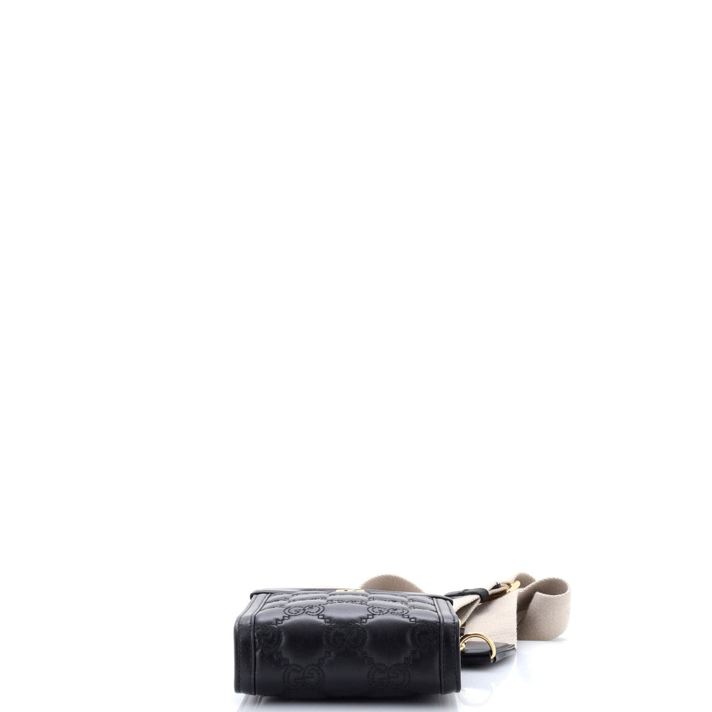 Top Handle Crossbody Bag GG Matelasse Leather Mini