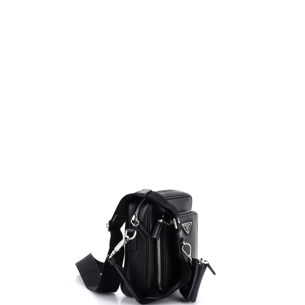 Front Pocket Crossbody Leather Small
