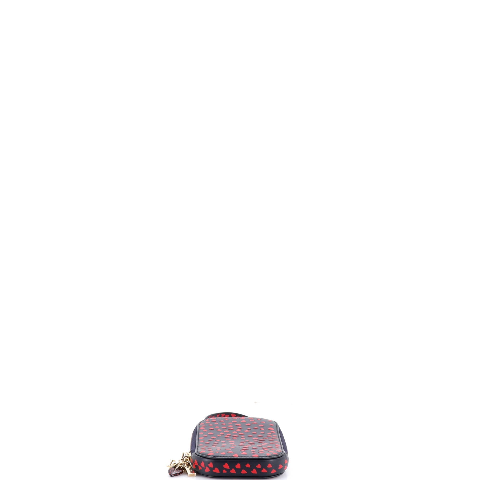 I Love Paris Phone Holder Printed Leather