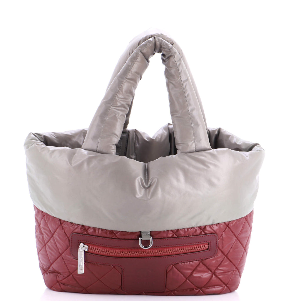 Coco Cocoon Reversible Tote Quilted Nylon Small