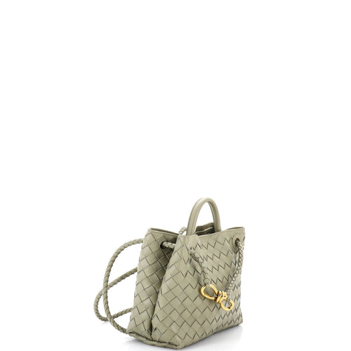 Andiamo Top Handle Bag Intrecciato Nappa Small