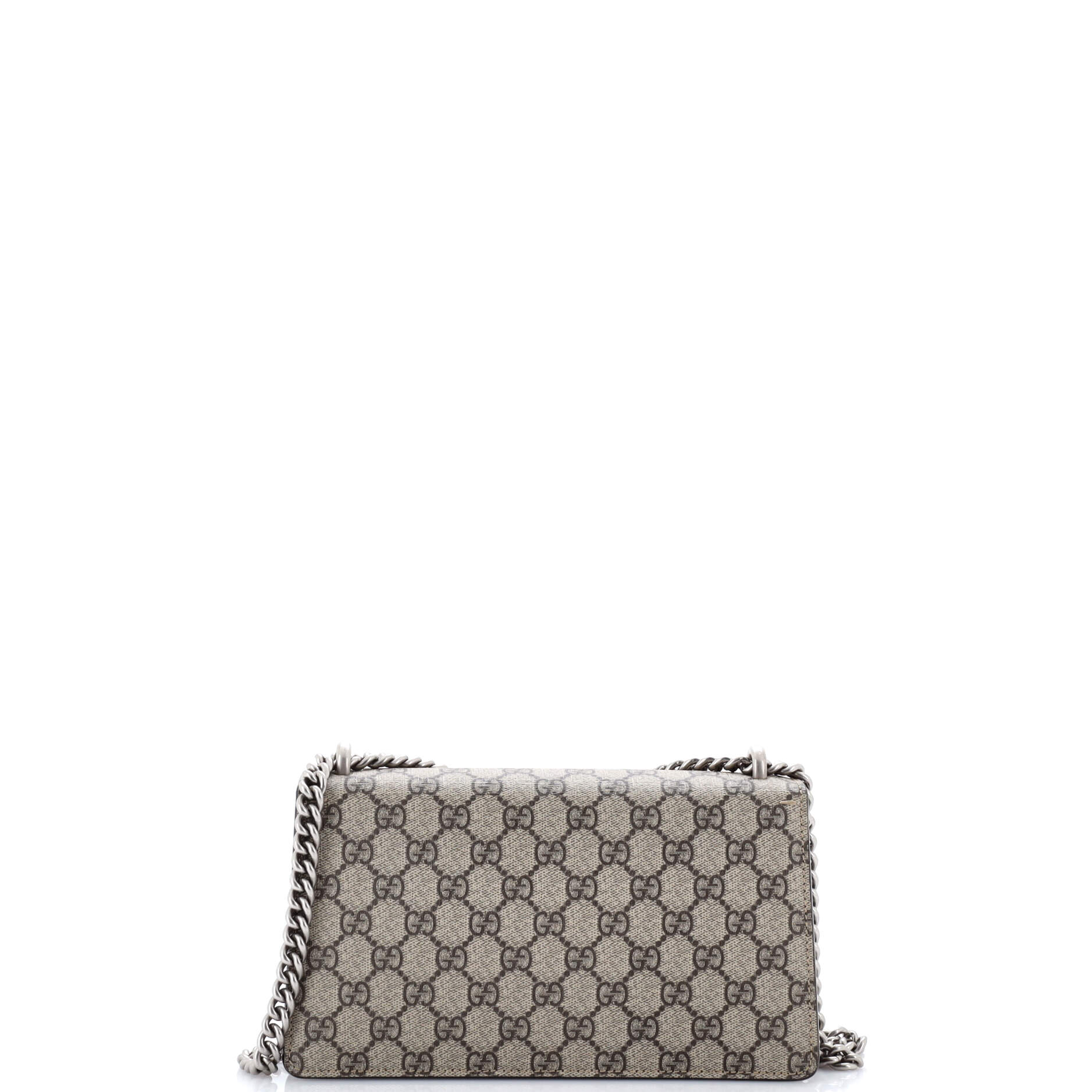 Dionysus Bag GG Coated Canvas with Crystal Embellished Metal Small