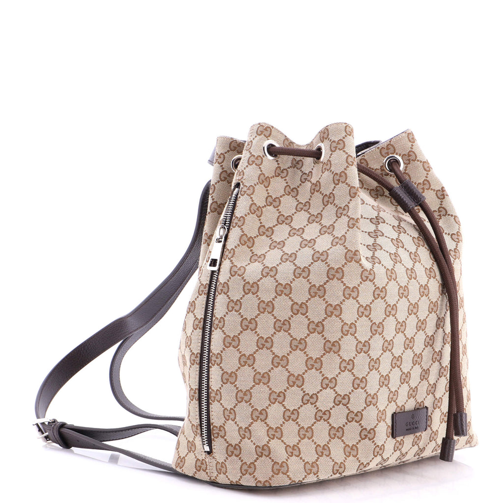 Drawstring Backpack GG Canvas Medium