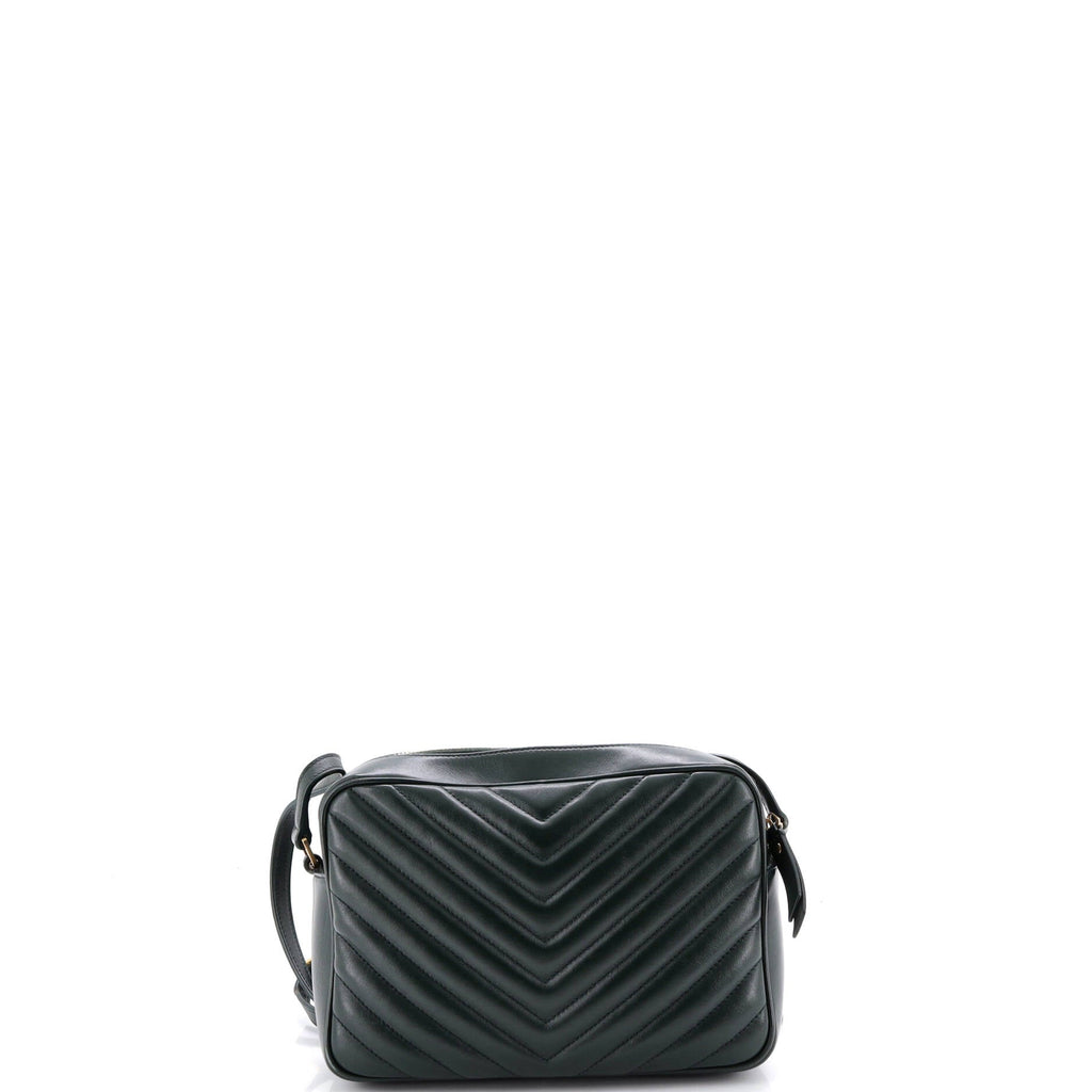 Lou Camera Bag Matelasse Chevron Leather Small
