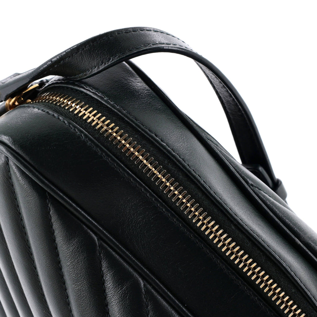 Lou Camera Bag Matelasse Chevron Leather Small