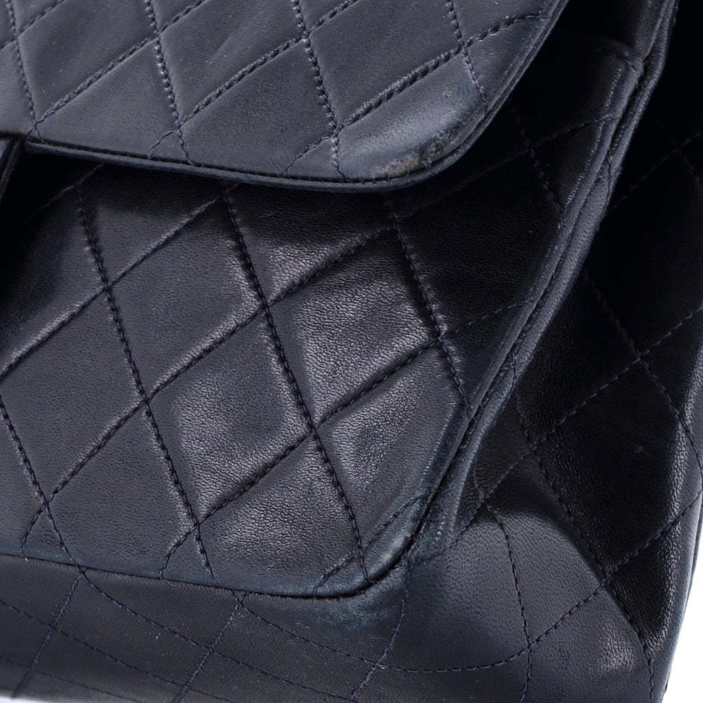 Vintage Classic Double Flap Bag Quilted Lambskin Medium