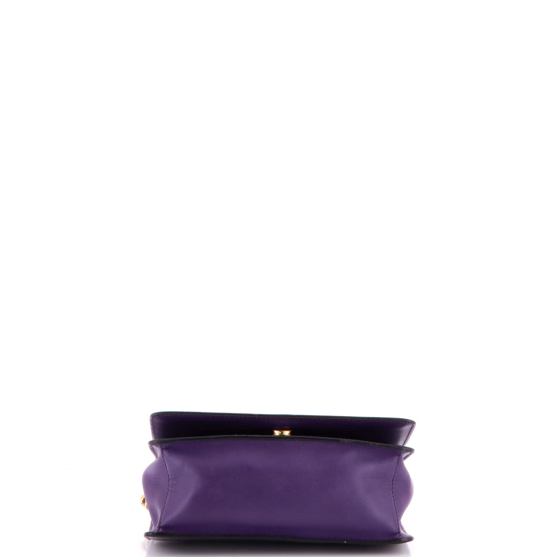 Chain Flap Bag Vernice Saffiano Leather Small