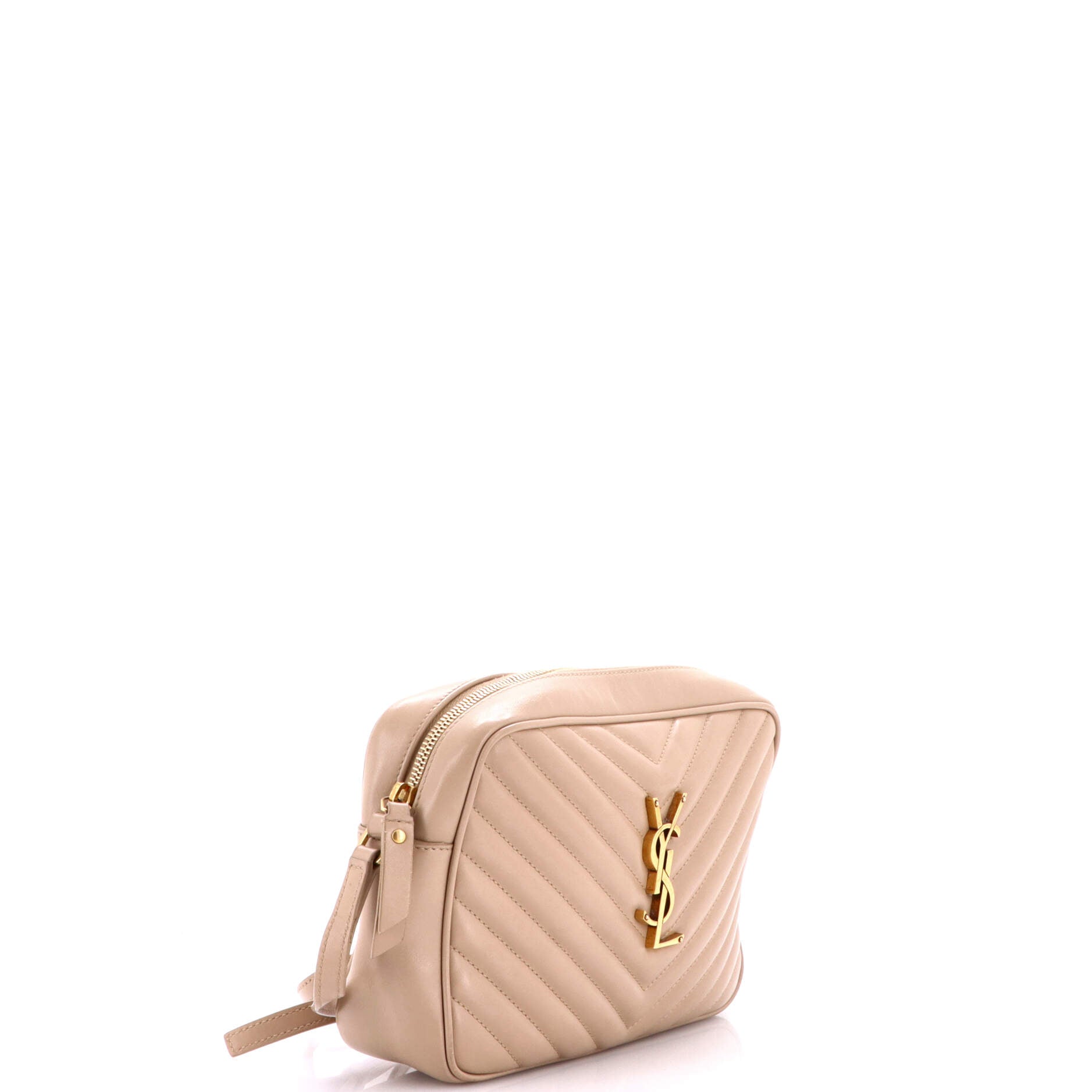 Lou Camera Bag Matelasse Chevron Leather Small