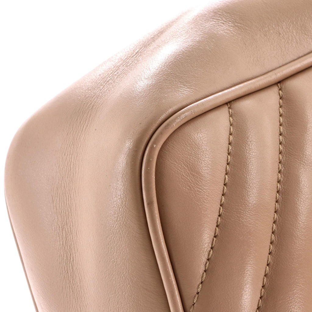 Lou Camera Bag Matelasse Chevron Leather Small