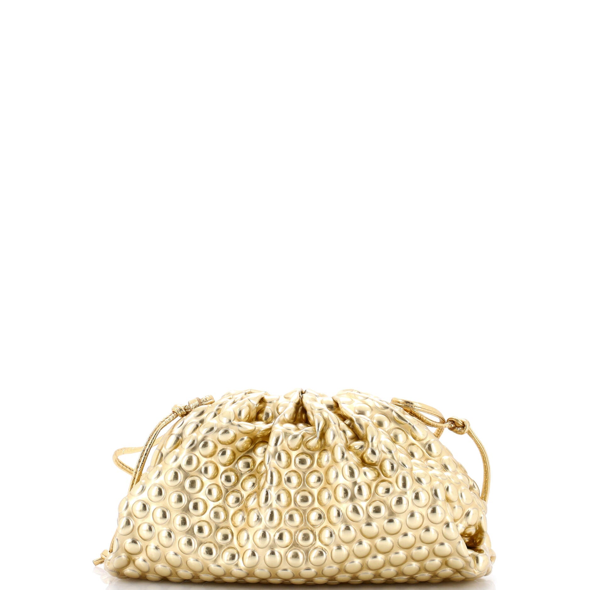 The Pouch Bubble Wrap Textured Leather Mini