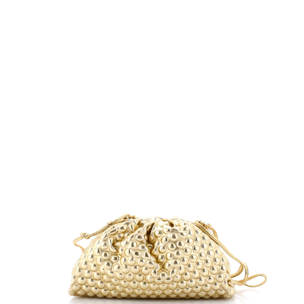 The Pouch Bubble Wrap Textured Leather Mini
