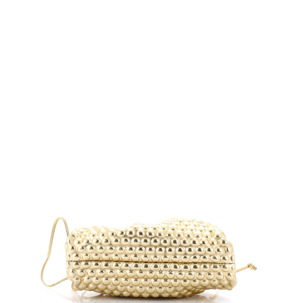The Pouch Bubble Wrap Textured Leather Mini