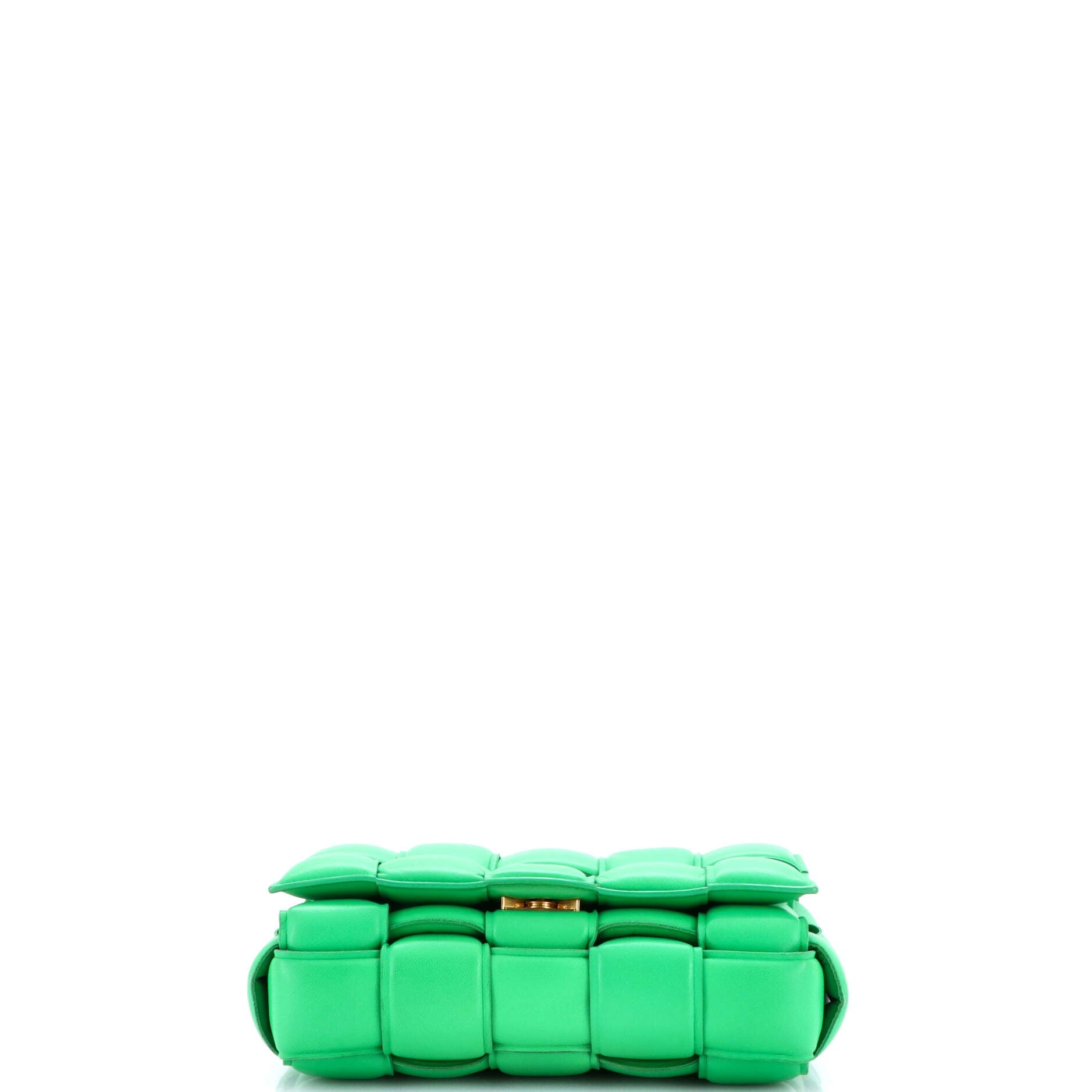 Cassette Crossbody Bag Padded Maxi Intrecciato Leather
