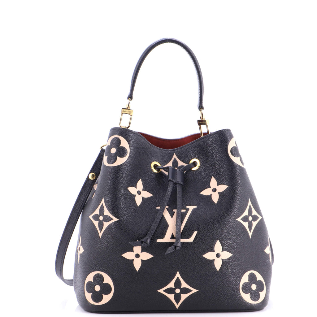 NeoNoe Handbag Bicolor Monogram Empreinte Giant MM
