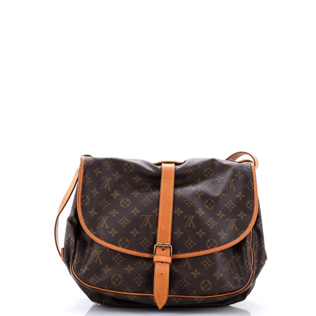 Saumur Handbag Monogram Canvas 35