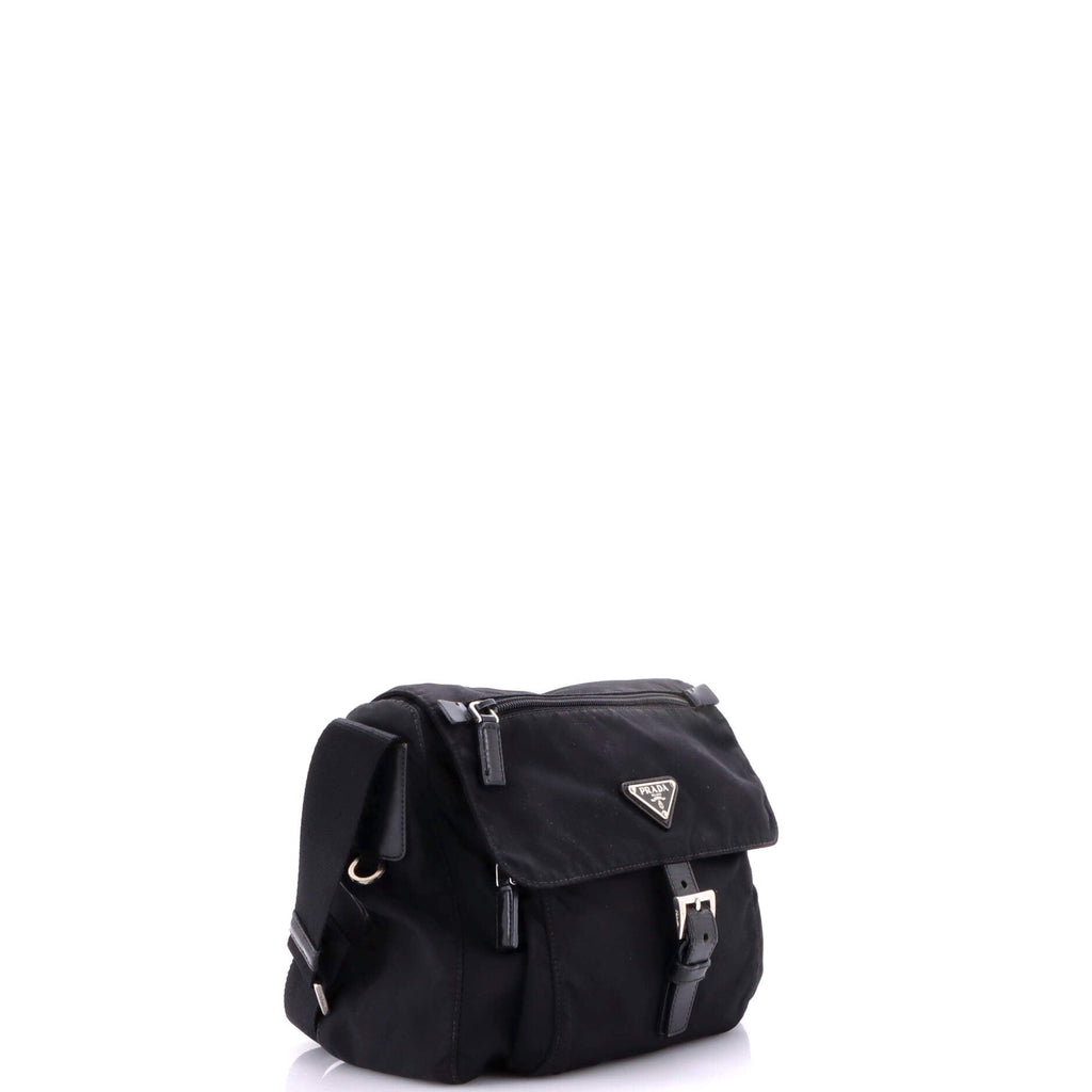 Buckle Messenger Bag Tessuto Small