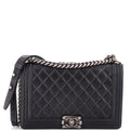 Boy Flap Bag Quilted Lambskin New Medium
