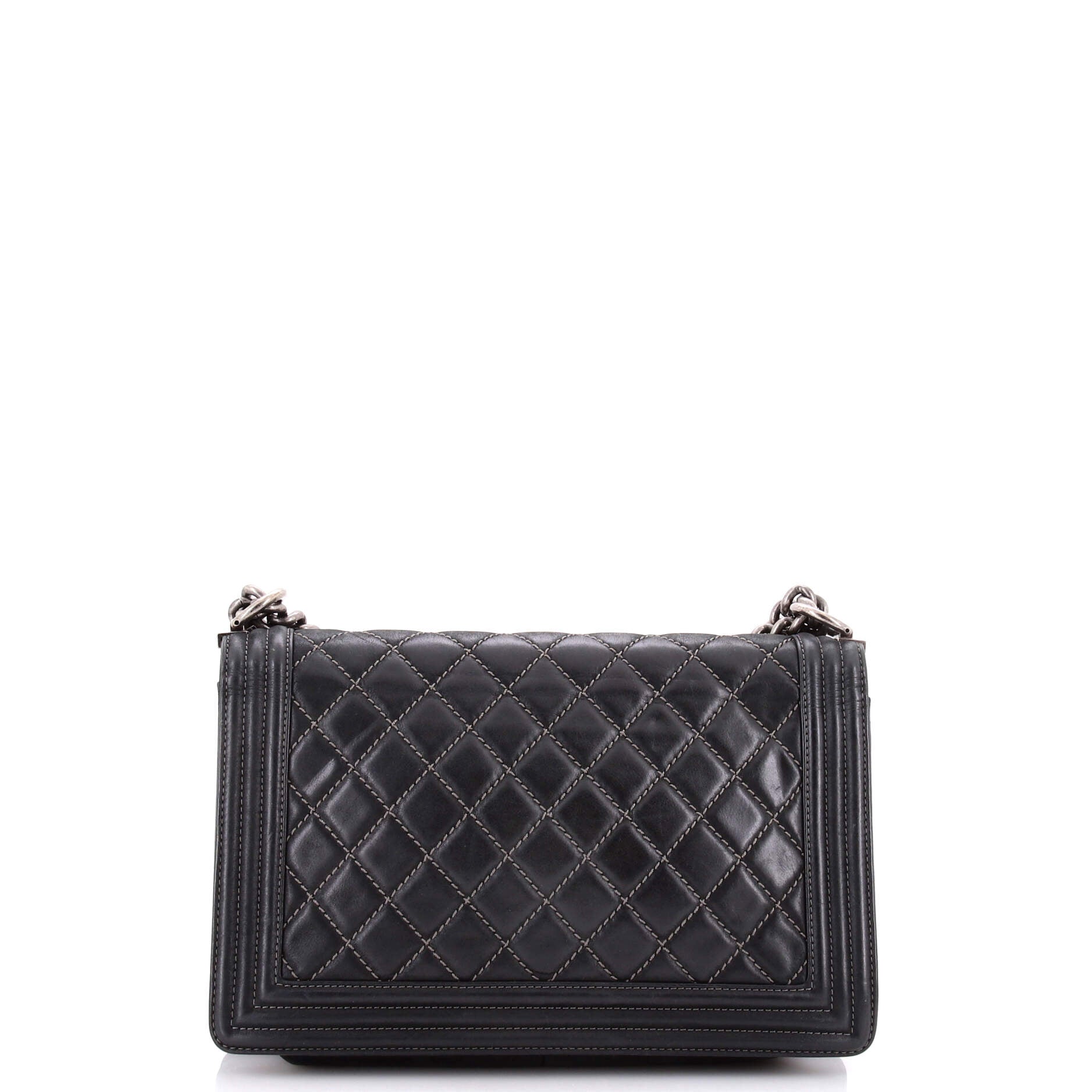 Boy Flap Bag Quilted Lambskin New Medium
