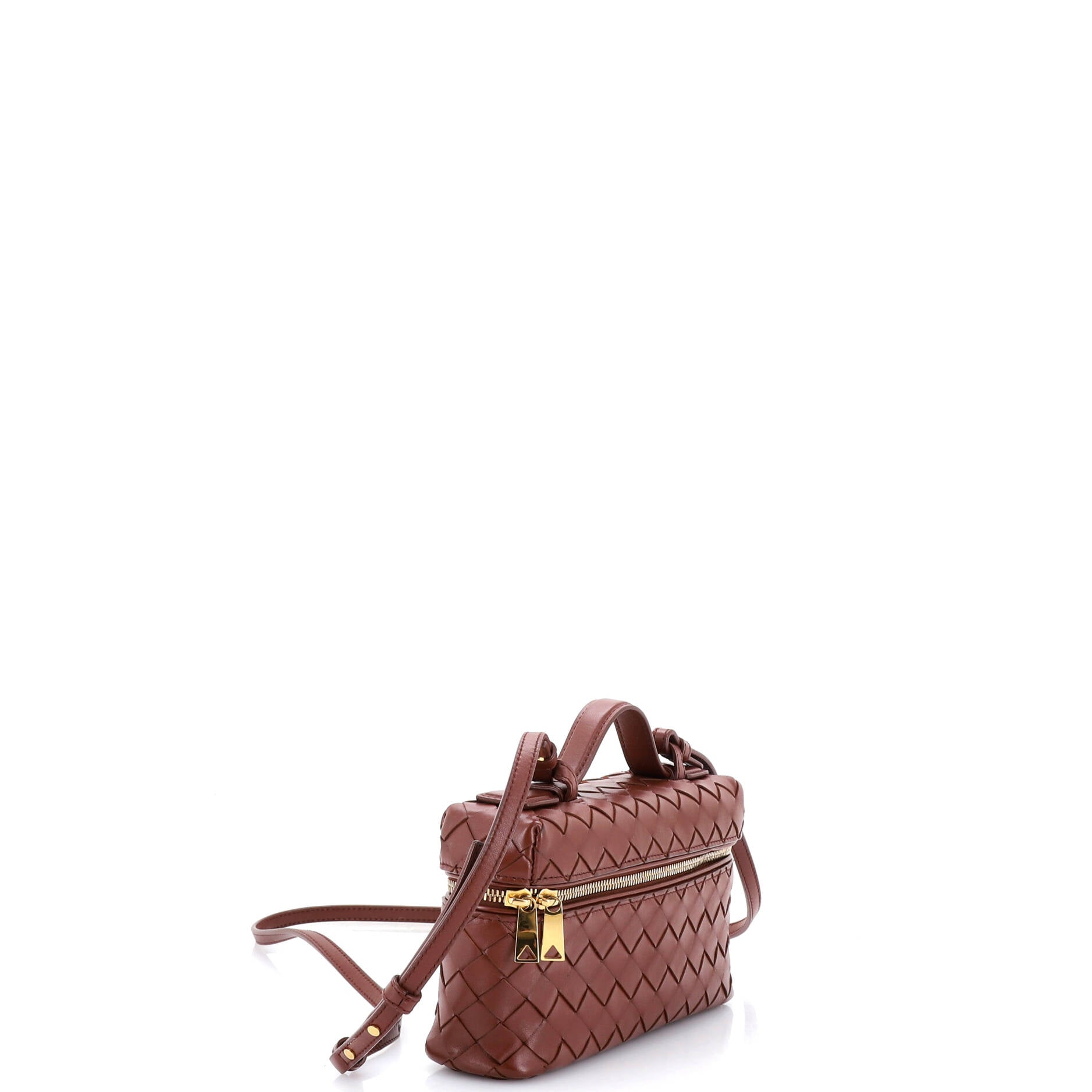 Bang Bang Vanity Case Intrecciato Leather