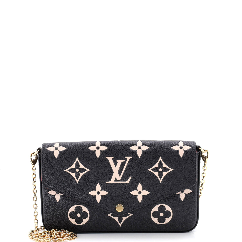 Felicie Pochette Bicolor Monogram Empreinte Giant