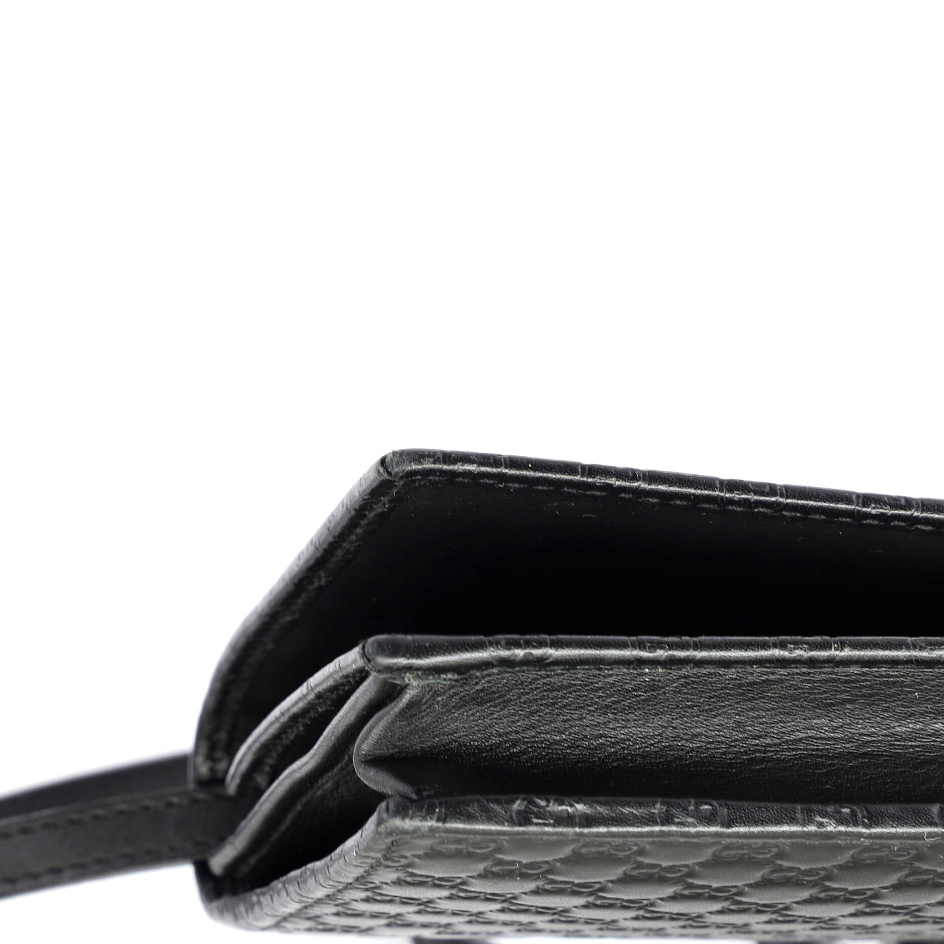 Wallet on Strap Microguccissima Leather