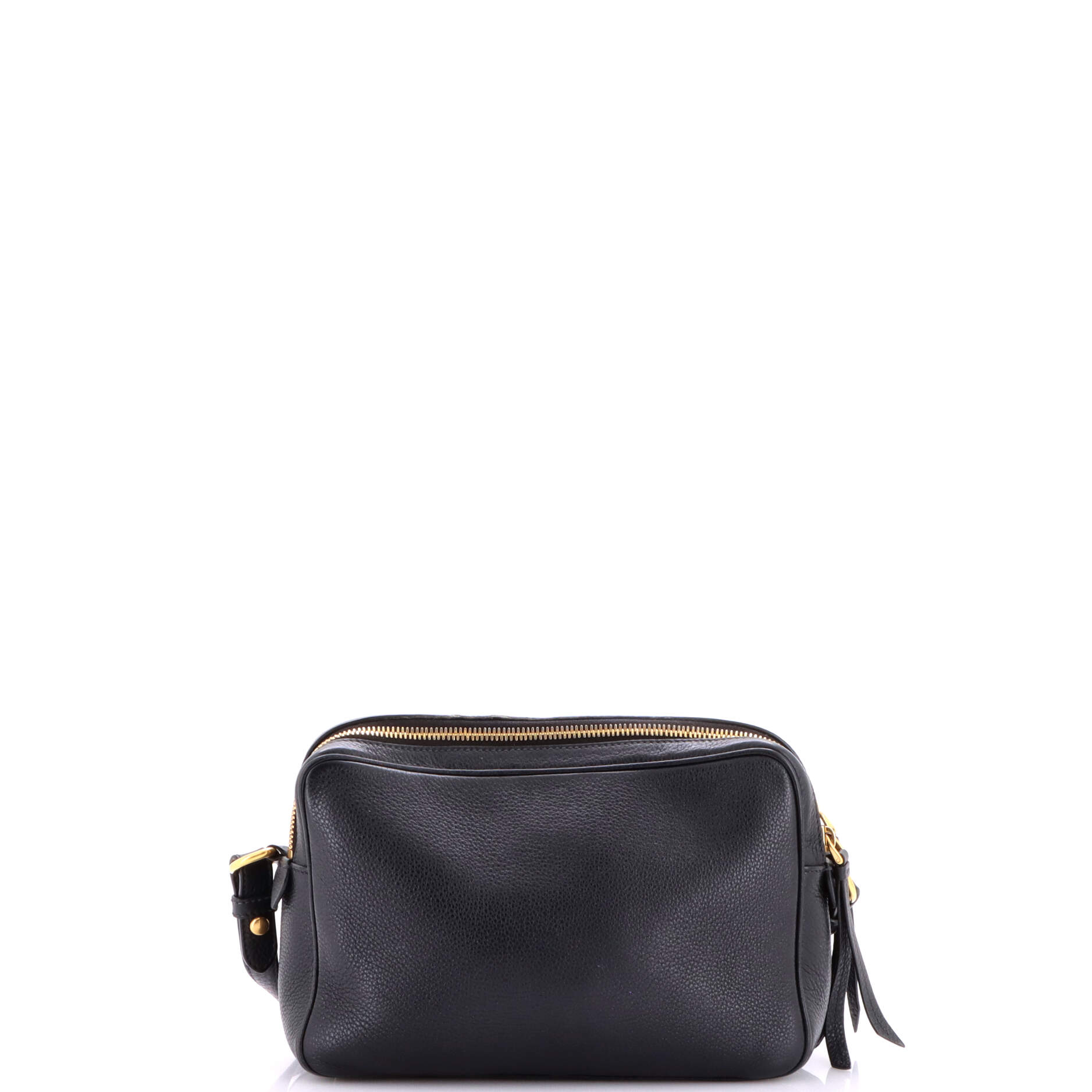 Double Zip Camera Bag Vitello Daino