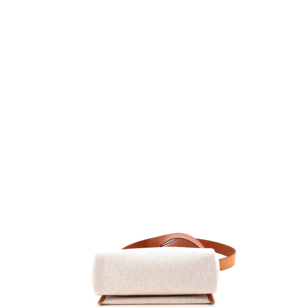 Herbag Zip Toile and Leather 20