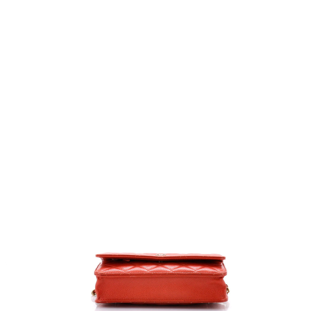 Wallet on Chain Quilted Caviar
