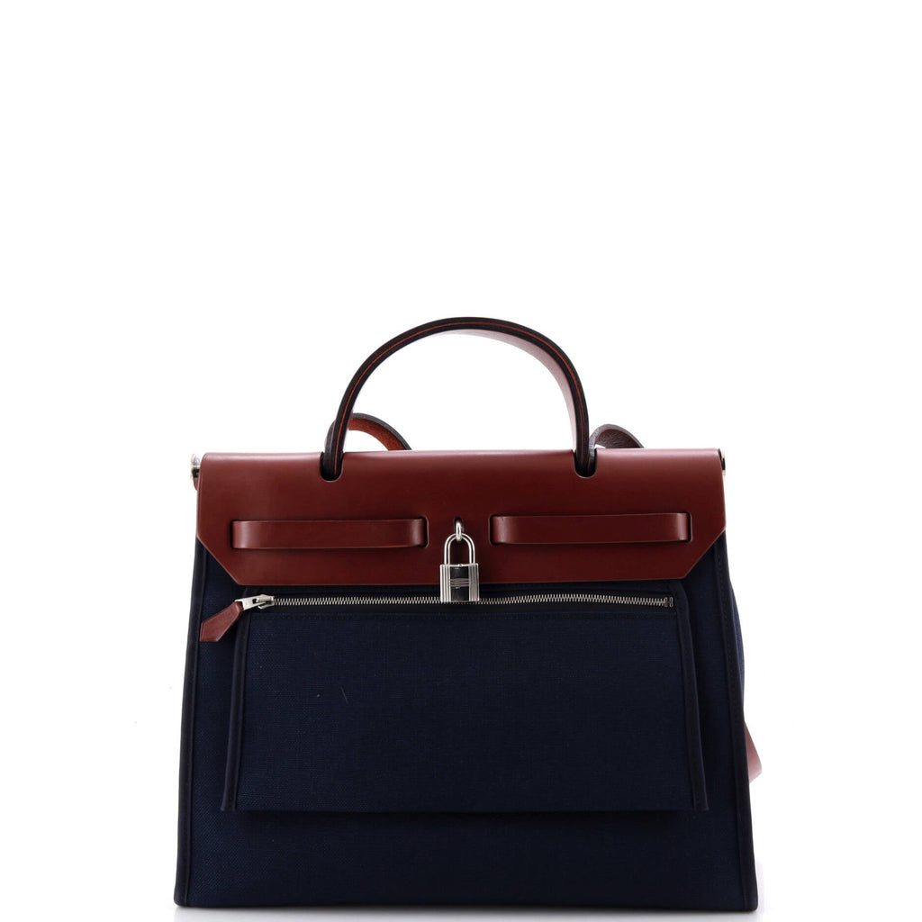 Herbag Zip Leather and Toile 31
