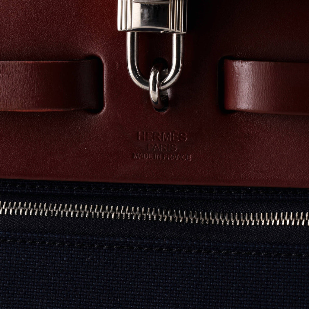 Herbag Zip Leather and Toile 31