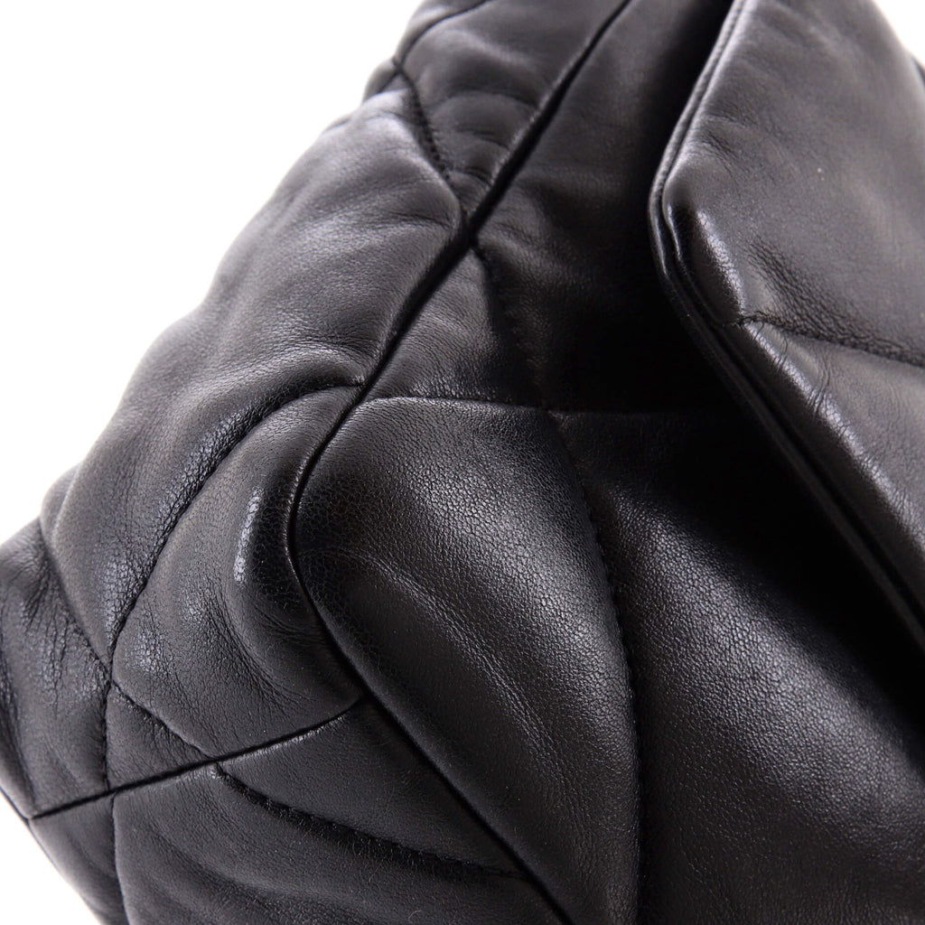 19 Flap Bag Quilted Leather Medium