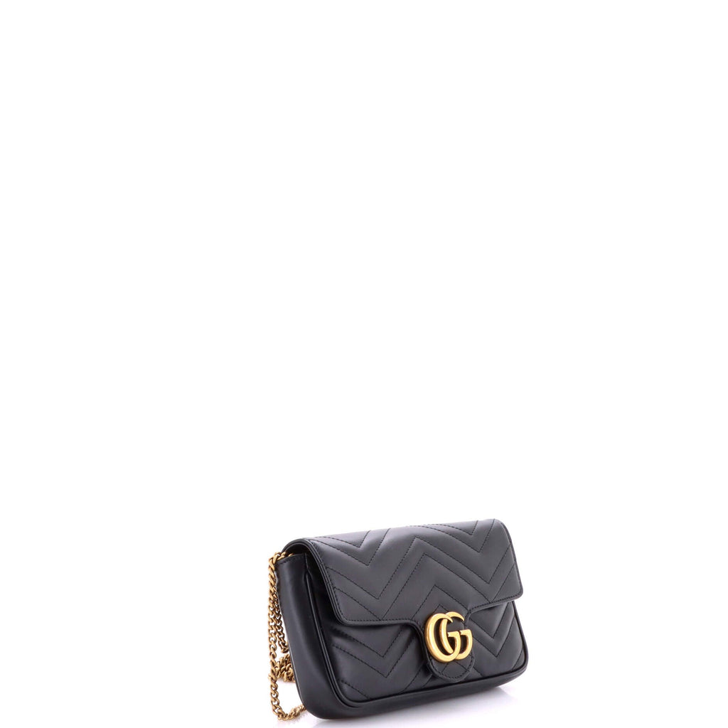 GG Marmont Wallet on Chain Matelasse Leather Mini