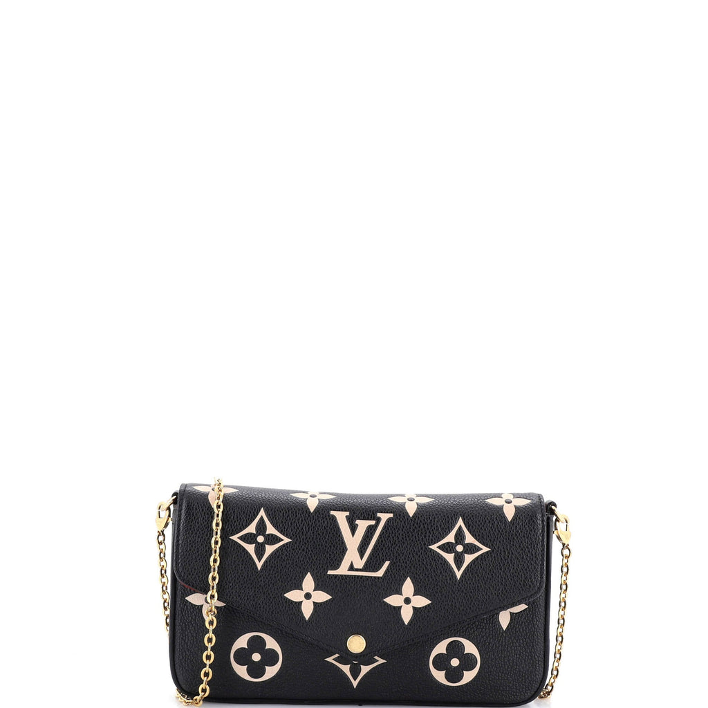 Felicie Pochette Bicolor Monogram Empreinte Giant