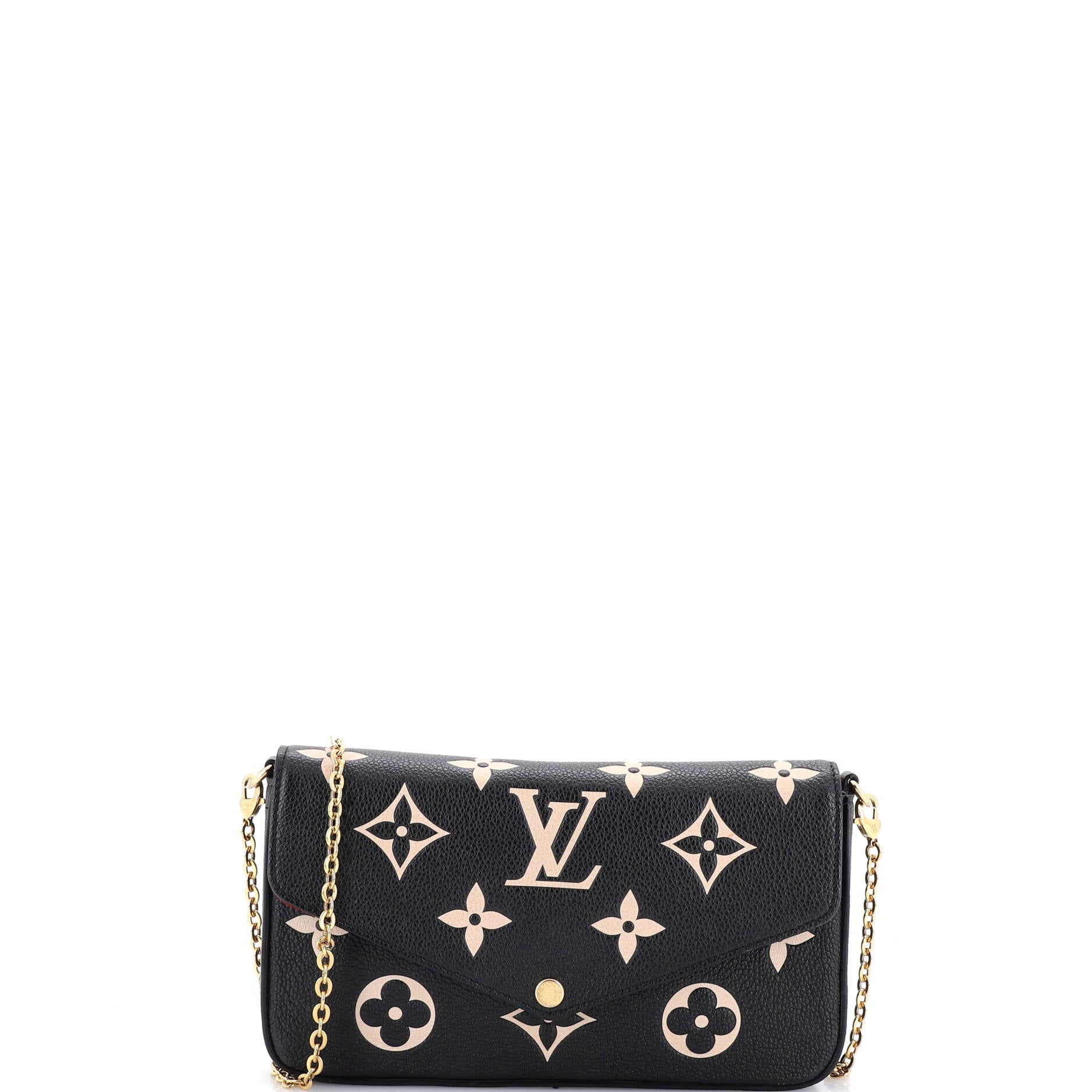 Felicie Pochette Bicolor Monogram Empreinte Giant